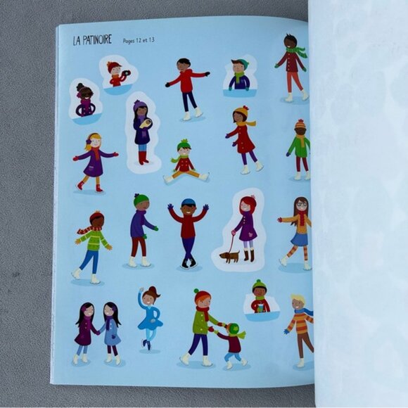 FRENCH ~ Set of 2 ~ Christmas Activity Craft Books - Picture 7 of 13